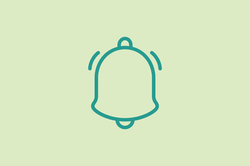 Poster - Notification icon. icon related to UI elements. suitable for web site, app, user interfaces,element, printable etc. line icon style. simple vector design editable