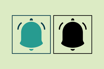 Poster - Notification icon. icon related to UI elements. suitable for web site, app, user interfaces,element, printable etc. solid icon style. simple vector design editable