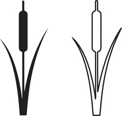 Poster - Closeup vector illustration set of electric cable, plug, and steel spoon and fork objects, isolated on white