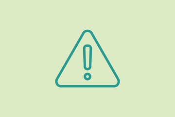 Poster - Alert icon. icon related to UI elements. suitable for web site, app, user interfaces,element, printable etc. line icon style. simple vector design editable