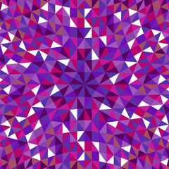 Poster - Radial tiled pattern mosaic background - colorful hypnotic abstract vector graphic with geometrical tiles