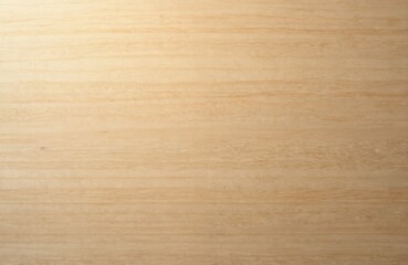 Poster - Close-up wooden texture with natural wood grain pattern. Beige or light brown wooden surface. Perfect as a design background for home decor products like furniture or floor panels.