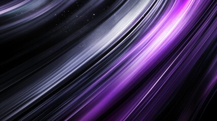 Wall Mural - Aurora inspired background, marbled, black, dark, purple and black, silver highlights