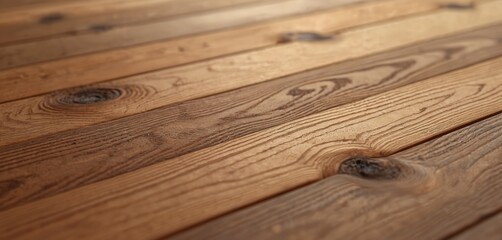 Poster - Seamless hardwood floor texture. Natural oak planks. Wood grain pattern background. Realistic wooden boards, knot details. Design for furniture. Perfect floor covering, interior decor. Ideal for