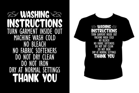 Washing funny instructions Quotes svg, Christmas Svg, t-shirt design for prints, Xmas t-shirt design cut file