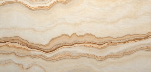 Aufkleber - Travertine marble stone texture background for ceramic tiles. Natural beige surface pattern with wavy lines, veins. Perfect for interior design, architecture, floor decoration, wall, wallpaper design.