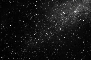 Poster - Flickering overlay of star particles creates a mesmerizing cosmic effect in dark space, flickering overlay stars particles effect video