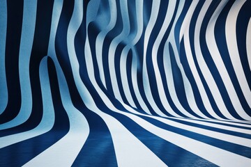 Fototapete - Elegant light blue abstract background with luxury stripes for design and presentation, 4K Light blue abstract background Luxury stripes