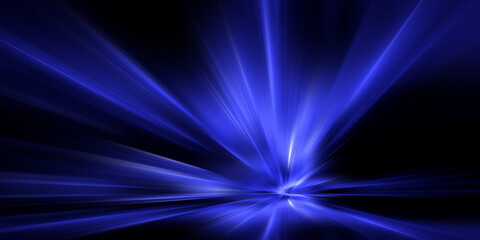 Poster - Colorful spectrum lights tech black party club neon lights abstract wave technology background, black background
