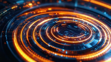 Poster - A detailed view of a circuit board showing its components and wires.