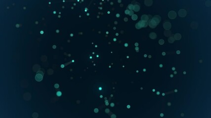 Poster - Abstract technology network background loop with connecting dots and lines, representing data flow and futuristic connections. 3D render