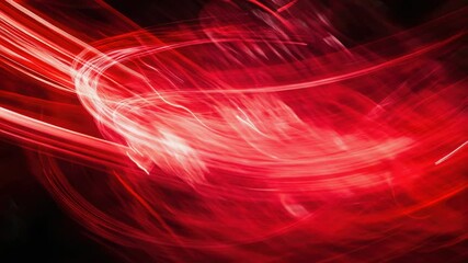 Poster - A blurred image of a red light.