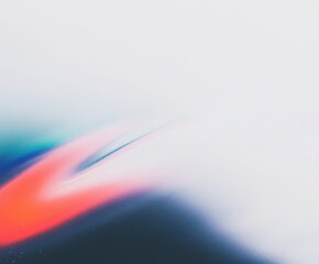 Poster - Gradient of vibrant blue, red, and pink colors merging into white. Abstract fluid art background for modern design.