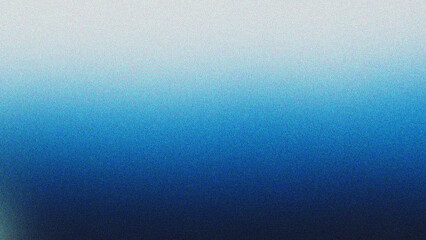 Poster - White, Cyan, and Navy smooth noise grain texture with faded gradient flow, modern abstract background perfect for portfolio presentations, marketing assets, and UI elements.