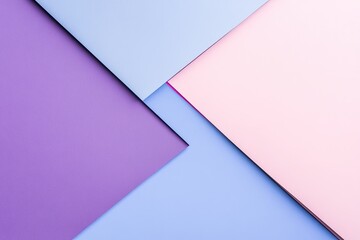 Fototapete - pastel paper geometry background.