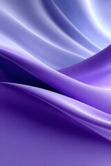 Aufkleber - Abstract Purple Fabric Waves With Soft Lighting, Representing Modern Elegance and Sophisticated Style for Fashion and Beauty Marketing : Generative AI
