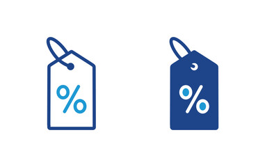 Poster - Discount tag icon, percentage icon