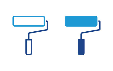Poster - Paint roller icon