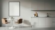 © Moon Guy - Modern kitchen interior featuring a dining table and minimalist design elements.