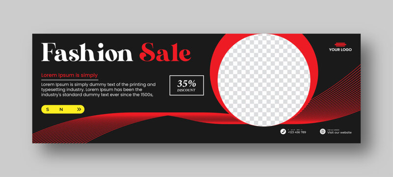 Editable web banner for sale and marketing. Minimalistic editable fashion sale advertising banner. elegant sale and discount promotional advertising banner.