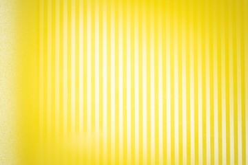 Poster - Alternate yellow and off-white bands are creating rhythmic flat design pattern with subtle gradient