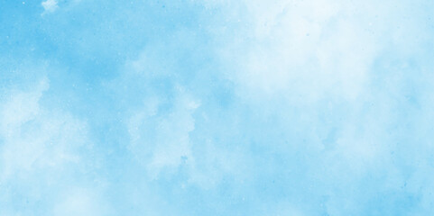Fototapete - Grunge blue background with space for texture light blue washed denim texture background for creative design, watercolor abstract painting of blue grunge texture, beautiful blue watercolor grunge.