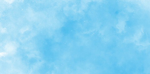 Fototapete - Grunge blue background with space for texture light blue washed denim texture background for creative design, watercolor abstract painting of blue grunge texture, beautiful blue watercolor grunge.