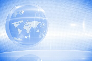 Poster - Futuristic technology interface