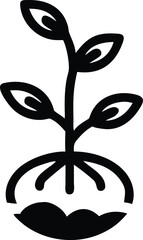 Poster - Skill development concept vector illustration of seedling growing and skill progression