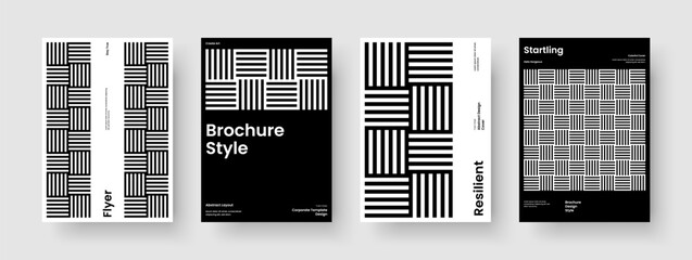 Wall Mural - creative flyer template. modern brochure design. abstract background layout. banner. poster. report.