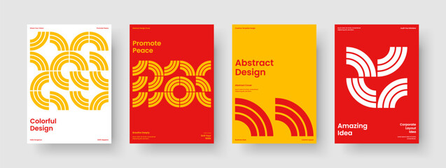 Wall Mural - abstract report design. creative banner layout. isolated business presentation template. poster. bro