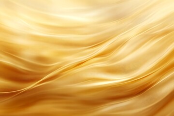 Aufkleber - Golden Textured Abstract Curves Background, Metallic Waves Pattern Flowing Smoothly