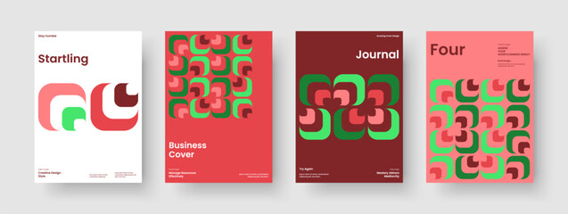 Wall Mural - abstract brochure layout. modern banner template. isolated business presentation design. report. fly