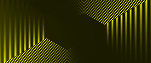 Poster - Pattern background gradient hexagonal line-Abstract growing line pattern for cover, packaging, branding, card, banner, poster-Creative vector seamless pattern with olive color