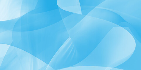 Fototapete - abstract composition with soft gradients and light transparency ideal for visuals, abstract blue wallpaper graphic design banner pattern presentation background, white background in blue colors line.
