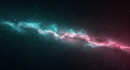 Wall Mural - a stunning and vibrant depiction of a nebula in the vast expanse of outer space