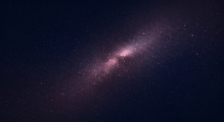 Wall Mural - stunning image of the milky way galaxy at night with brilliant stars visible