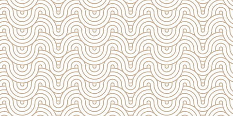 Poster - Overlapping creative diamond circle abstract wood color pattern background with waves texture. geometric digital fabric pattern circles floral and spiral round lapping white retro background.	

