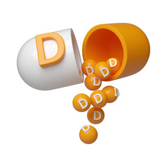 Leinwandbilder - An orange torus floating in a black background with a smooth and simple design in the center