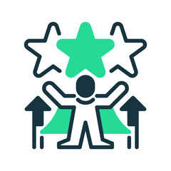Poster - Leadership line icon. Universal creative premium symbol. Vector sign icon logo template. Vector illustration