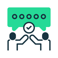 Poster - Communication line icon. Universal creative premium symbol. Vector sign icon logo template. Vector illustration