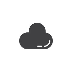 Poster - Cloud computing solid glyph icon