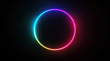 Sticker - minimalistic neon background, glowing, cyberpunk futuristic style