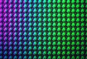 Poster - Colorful textile pattern for computer screen backgrounds in vibrant hues