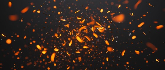 Wall Mural - Abstract Fire Sparks Explosion Background