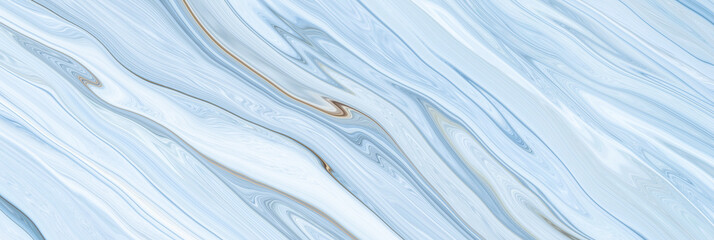 Aufkleber - Marble rock texture blue ink pattern liquid swirl paint white dark that is Illustration panorama background for do ceramic counter tile silver gray that is abstract waves skin wall luxurious art ideas