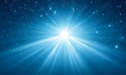 Wall Mural - Abstract Light Burst Background