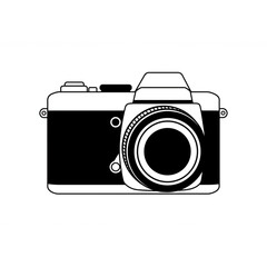 Poster - Stylish Camera Design Perfect for Photography Logos Branding and Websites a Clean Minimalist Icon