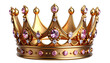 © Shahanaj - Royal Gold Crown Adorned with Pink Diamonds Transparent Background PNG