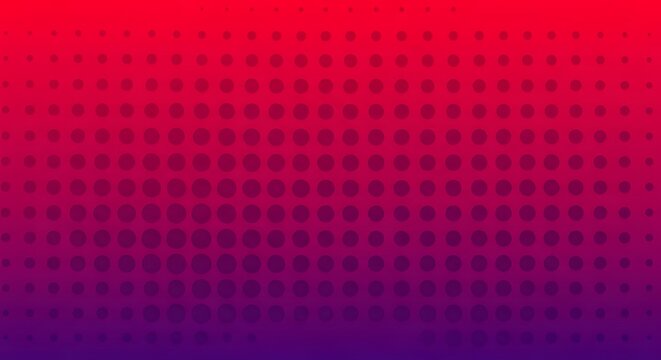 Abstract Red and Purple Halftone Dot Pattern Background
